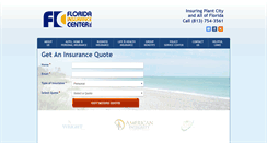 Desktop Screenshot of floridainsurancecenter.com